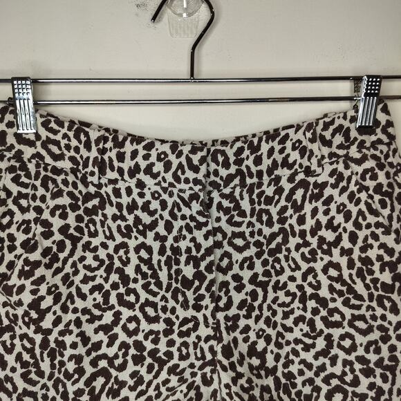 J Crew Cheetah Print Linen Shorts - Picture 2 of 7